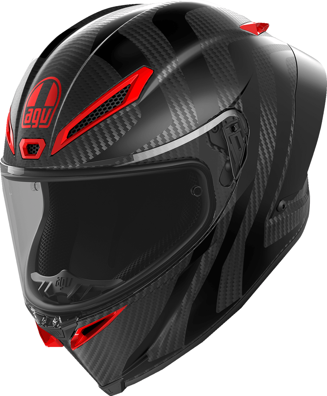 AGV Pista GP RR Performante Helmet - Matte Carbon/Black/Red - Size Medium - USED OPEN BOX