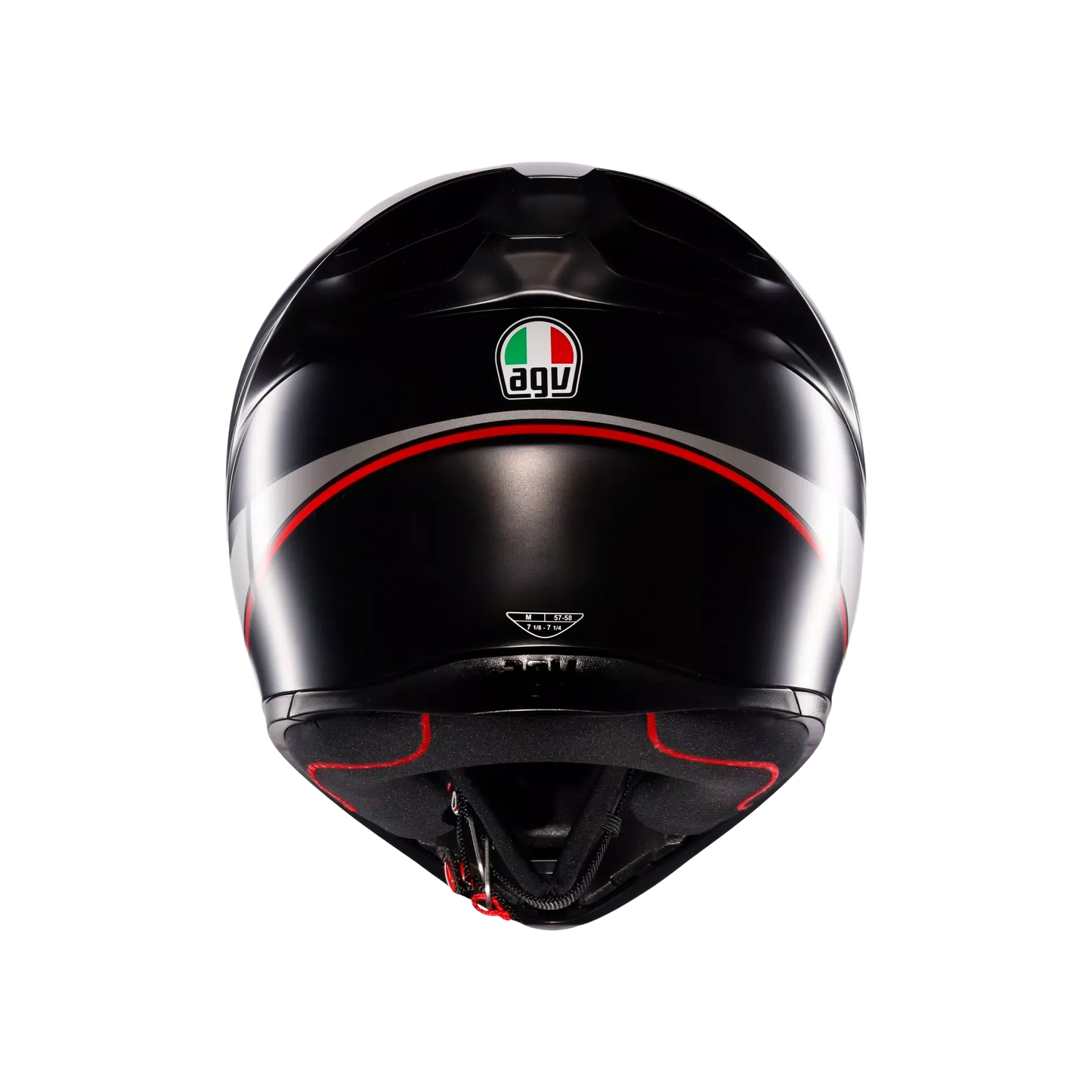 AGV K1 S Helmet - Lap Matte Black/Grey/Red