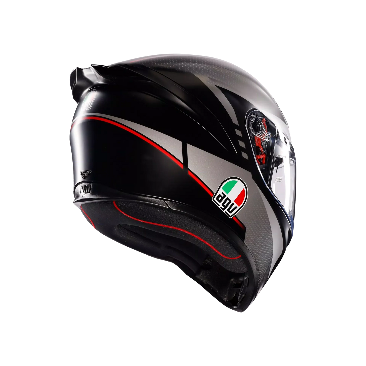 AGV K1 S Helmet - Lap Matte Black/Grey/Red