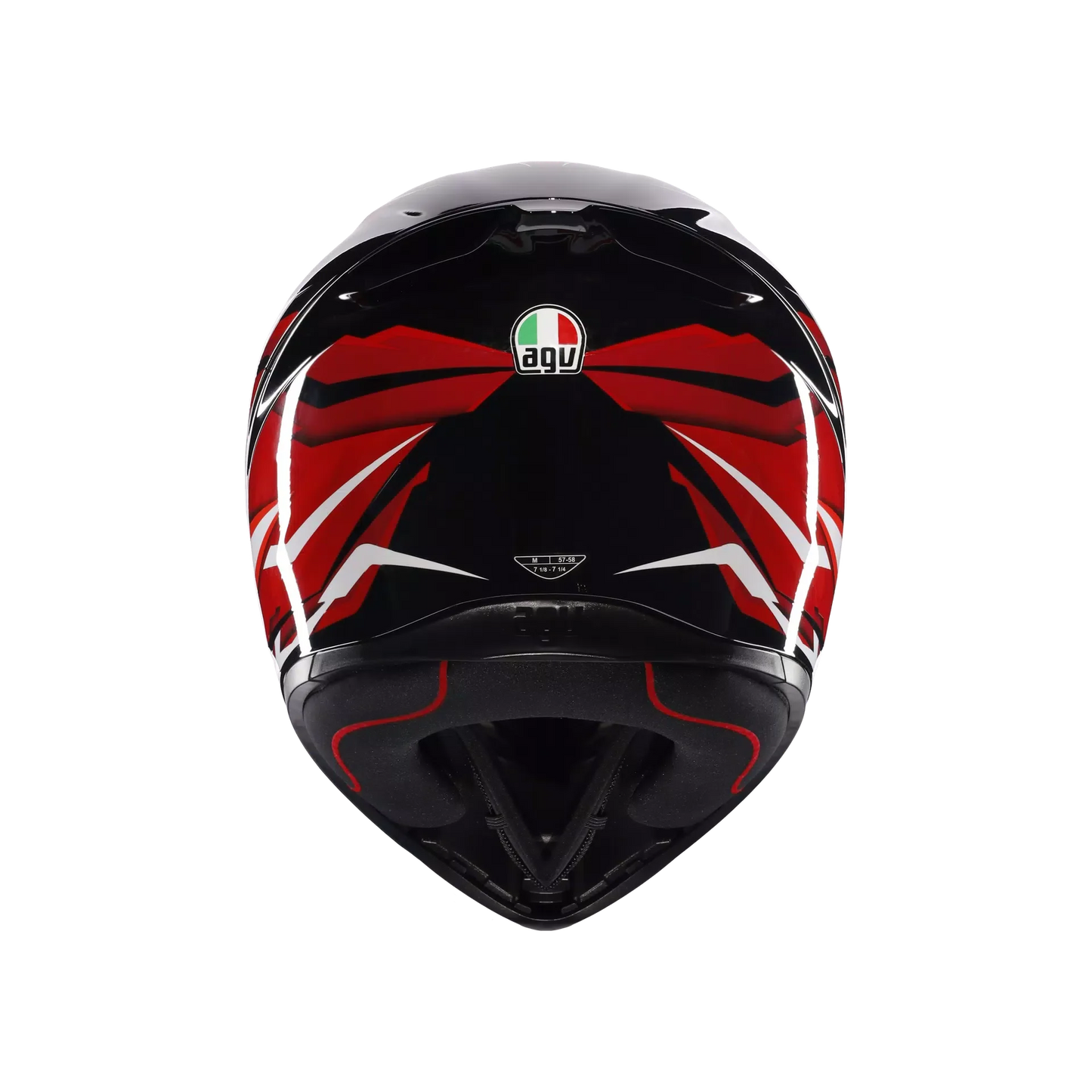 AGV K1 S Helmet - Lion Black/Red/White