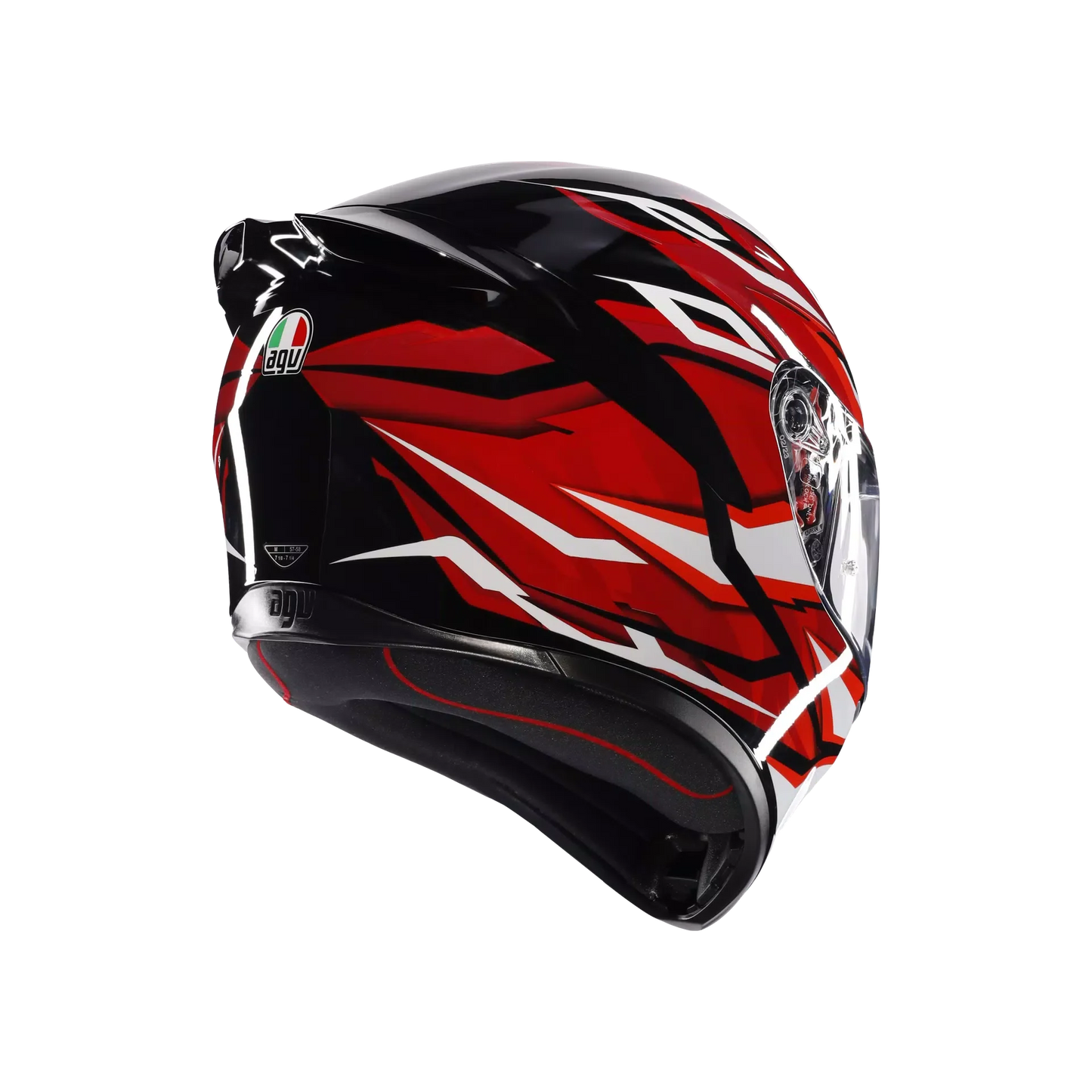 AGV K1 S Helmet - Lion Black/Red/White
