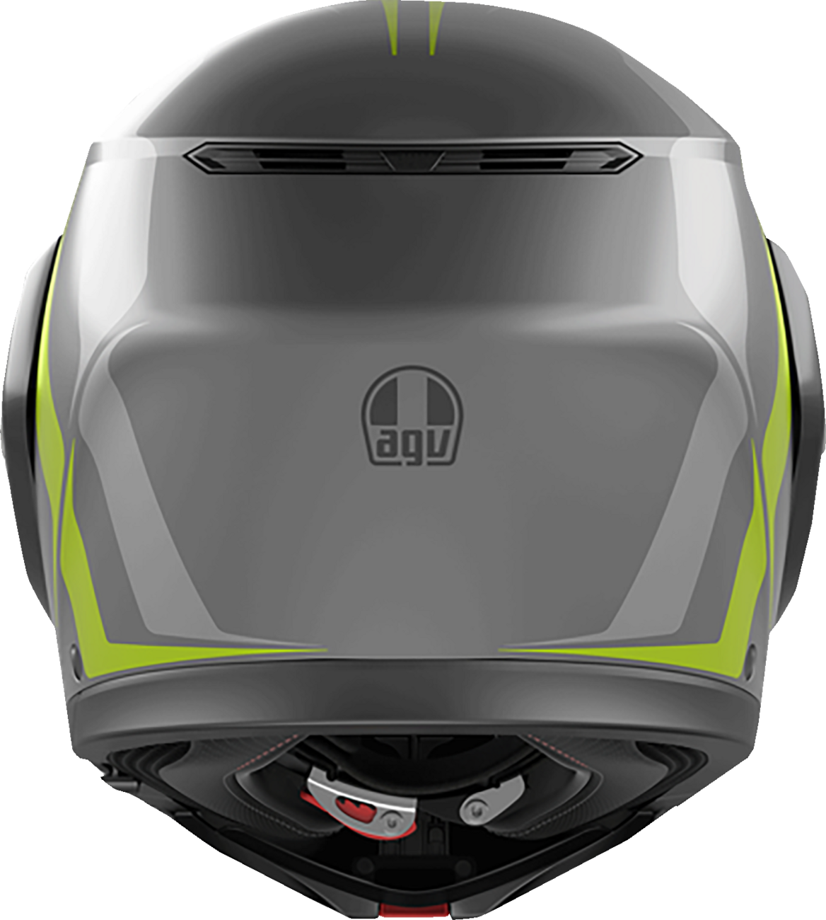 AGV Streetmodular Helmet - Resia Matte Grey/Black/Yellow Fluo