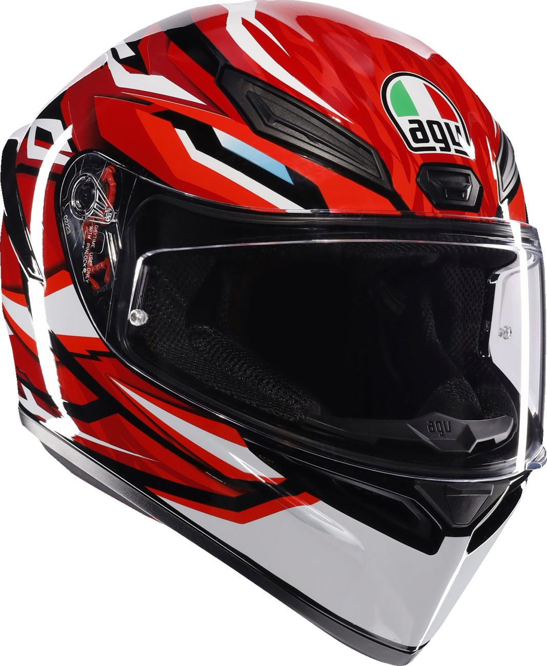 AGV K1 S Helmet - Lion Black/Red/White