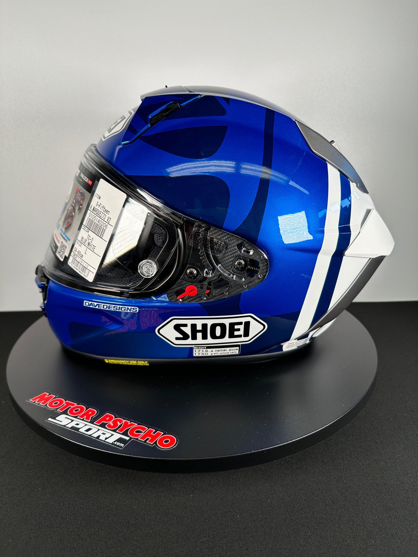 Shoei X-15 Helmet - Marquez 73 V2 TC-2
