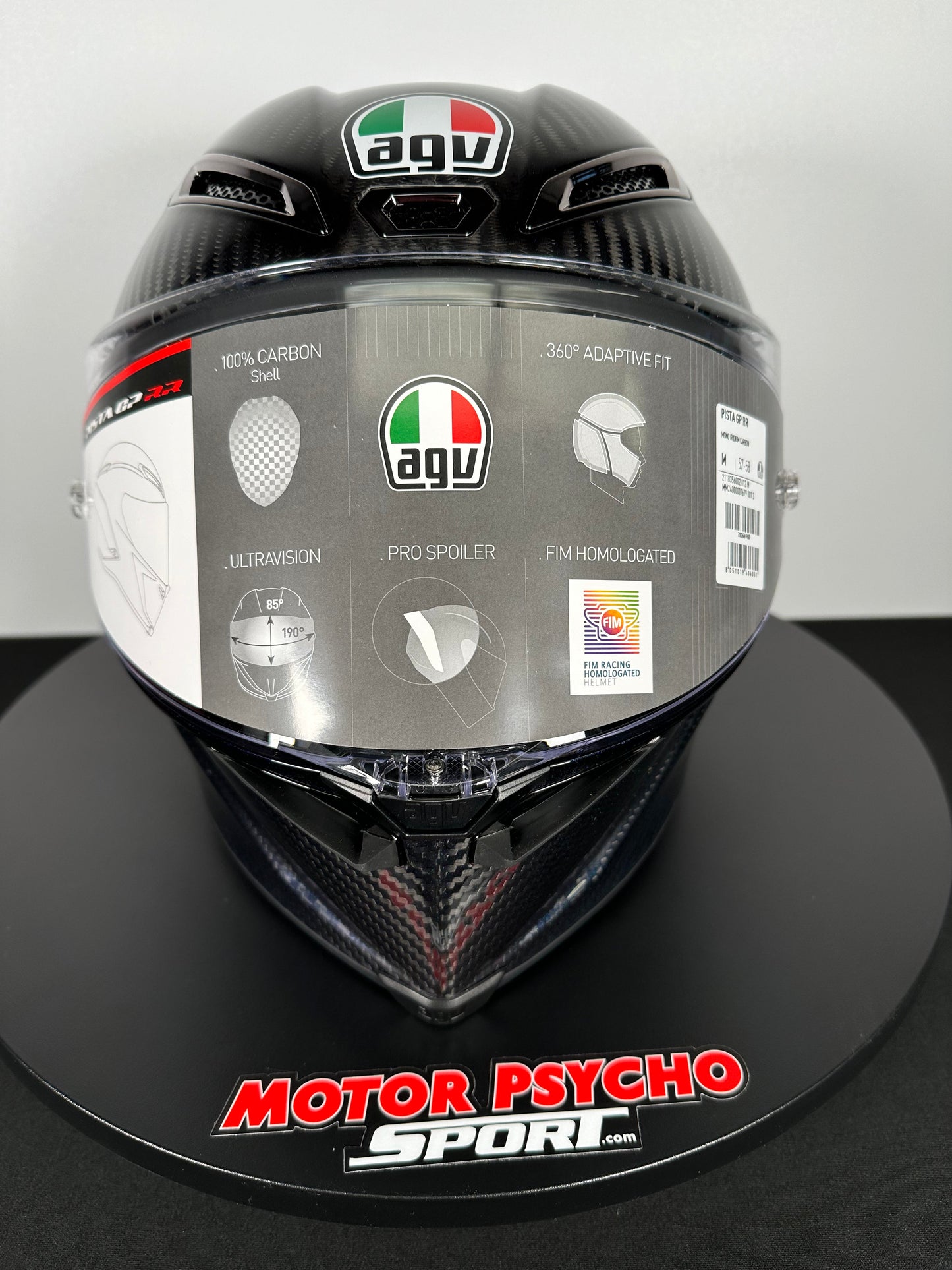 AGV Pista GP RR Mono Iridium Carbon Helmet