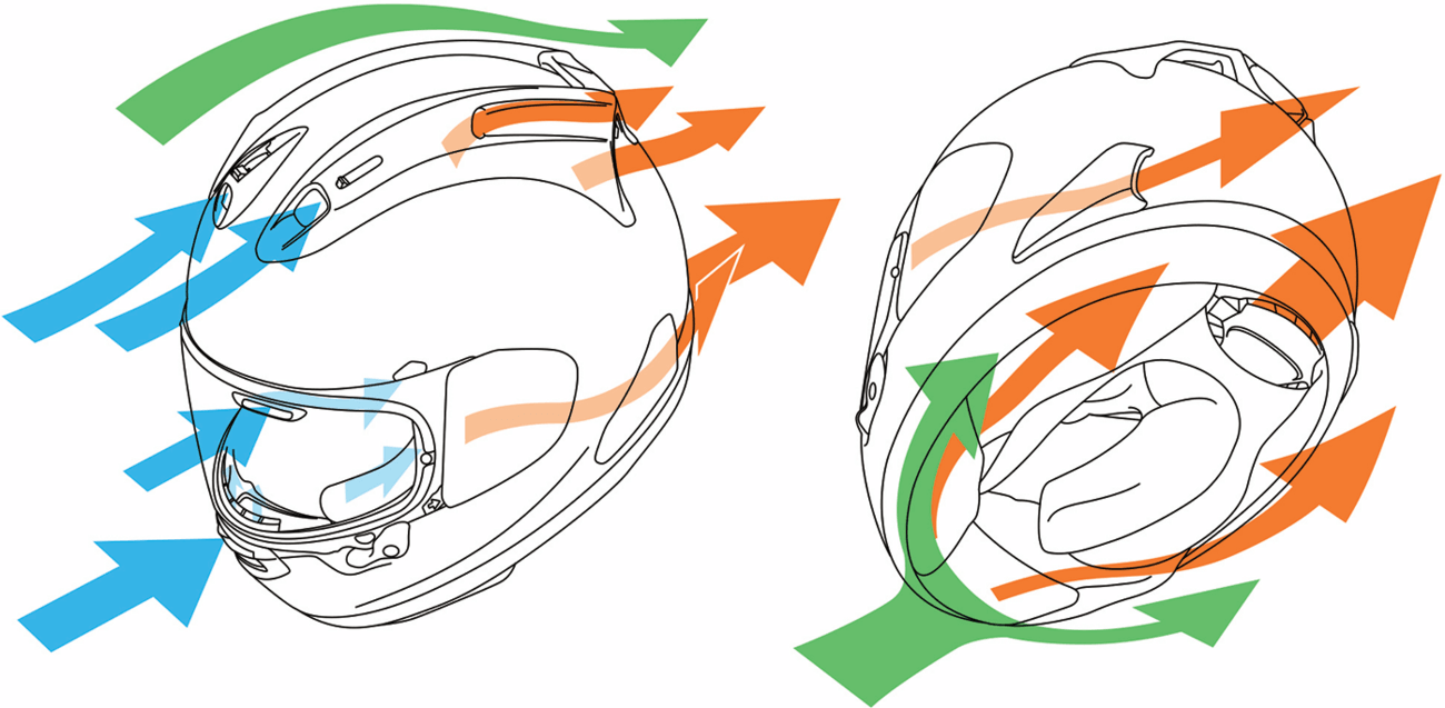 Arai Corsair-X Helmet - Aluminum Silver