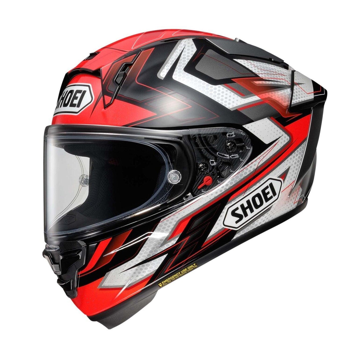 Shoei X-15 Escalate Helmet - TC-1 Red/Black/White