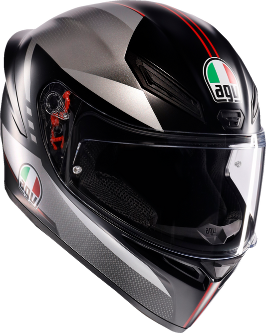 AGV K1 S Helmet - Lap Matte Black/Grey/Red
